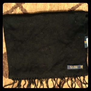 100% Black cashmere Scarf